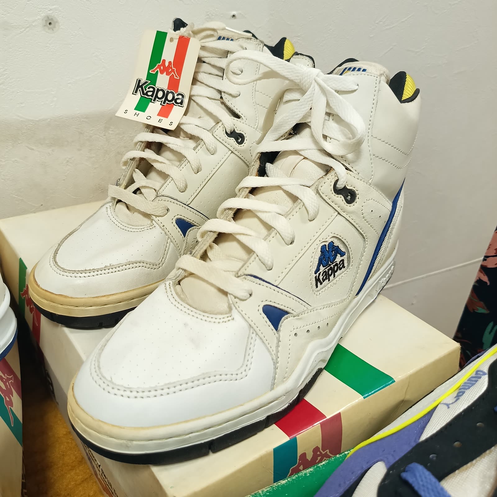 Kappa ヴィンテージハイカットスニーカー